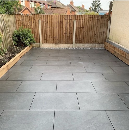 Porcelain patio paving - patio, slabs