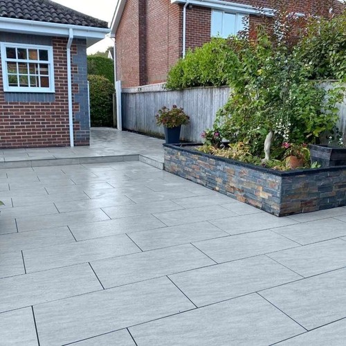 Quartz grey porcelain paving - quartz,