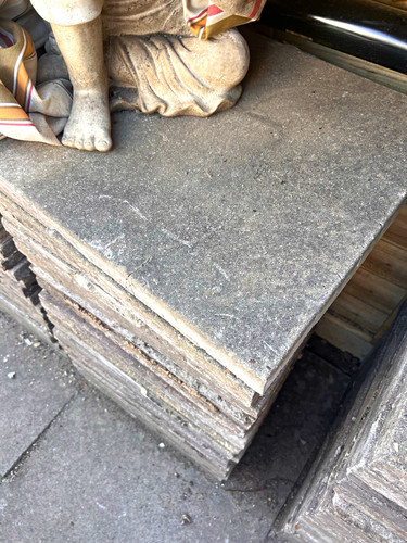 Stack square grey concrete - of,