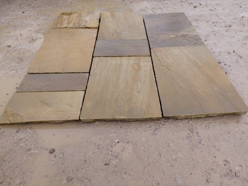 Original yorkstone paving - yorkstone,