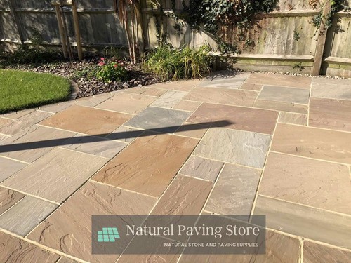Raj blend sandstone patio - blend,