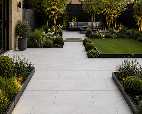 Acmite white porcelain paving - porcelain,