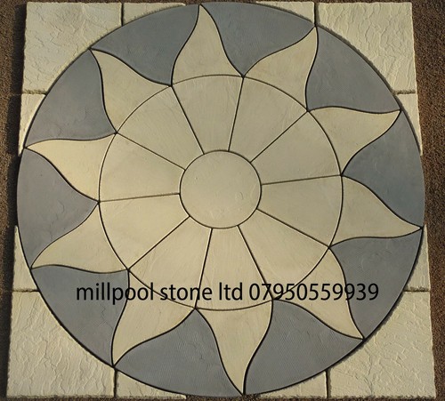 Paving sun circle sq - sun, off