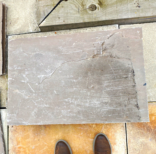 Grey stone patio paver slabs - slabs, /