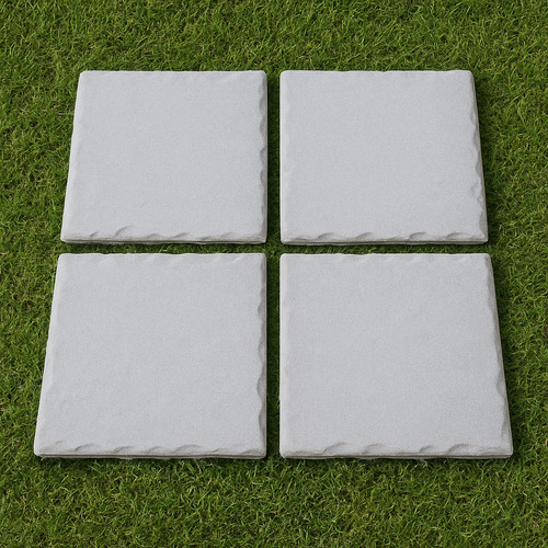 Plastic patio blocks set - plastic,