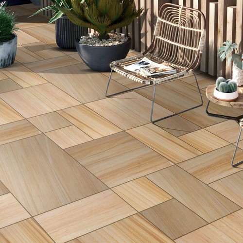 Teak wood smooth sandstone - wood,
