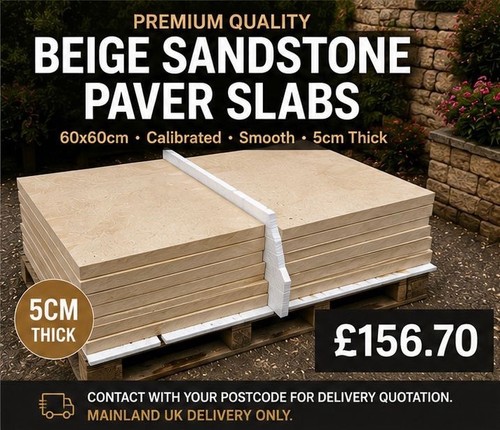 Sandstone paving slab 60cm - sandstone,