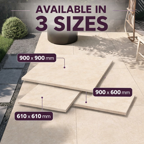 Porcelain paving slabs sand - porcelain,